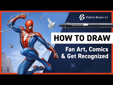 HOW TO DRAW FAN ART & Get Recognized | with Patrick Brown