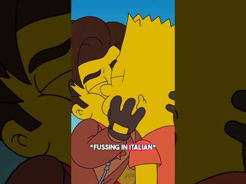 Bart breaks up with his new Italian friend #thesimpsons #shorts