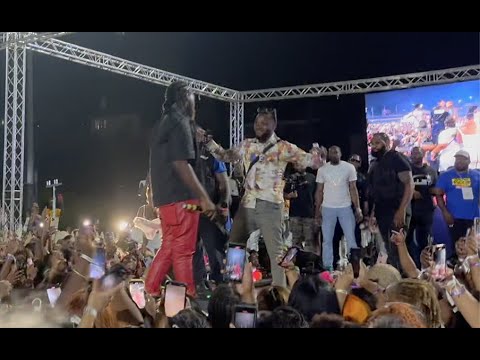 Mavado Ignored Flippa Moggela onstage at Alkaline's New Rules Concert | New York