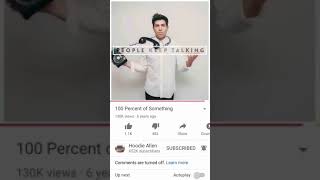 HOODIE ALLEN 100 PERCENT OF SOMETHING REVERSED