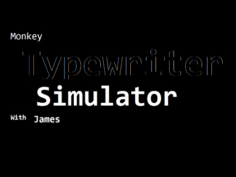 Monkey Typewriter Simulator