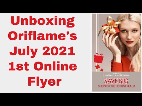 Oriflame July 2021 1st Online Flyer