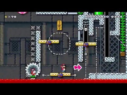Super Mario Maker - A Tale of Piranhas and Fire by Bilbo