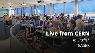 Teaser live from CERN: Join us for the first collisions for physics at 13.6 TeV!