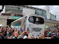 Real Madrid and Borussia Dortmund buses arrive at Wembley Stadium for Champions League final 🏆🏟️