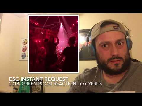ESC Instant Request 2018 Green Room Reacts to CYPRUS!