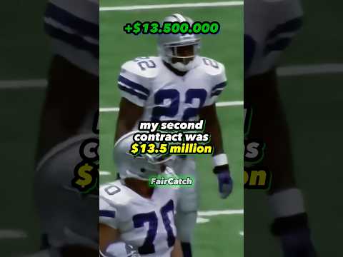 Emmitt Smith REVEALS he got FORCED by the NFL to SIGN his CONTRACT with DALLAS! 🤯🤑🏈 #shorts #nfl