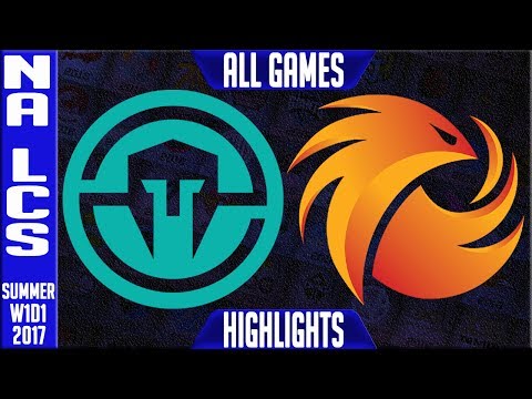 IMT vs P1 ALL GAMES Highlights - NA LCS Summer Split 2017 W1D1 - Immortals vs Phoenix1