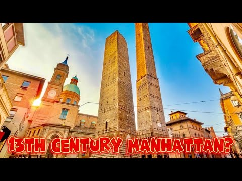 Bologna, Italy- Over 100 skyscrapers in The Middle Ages 😱