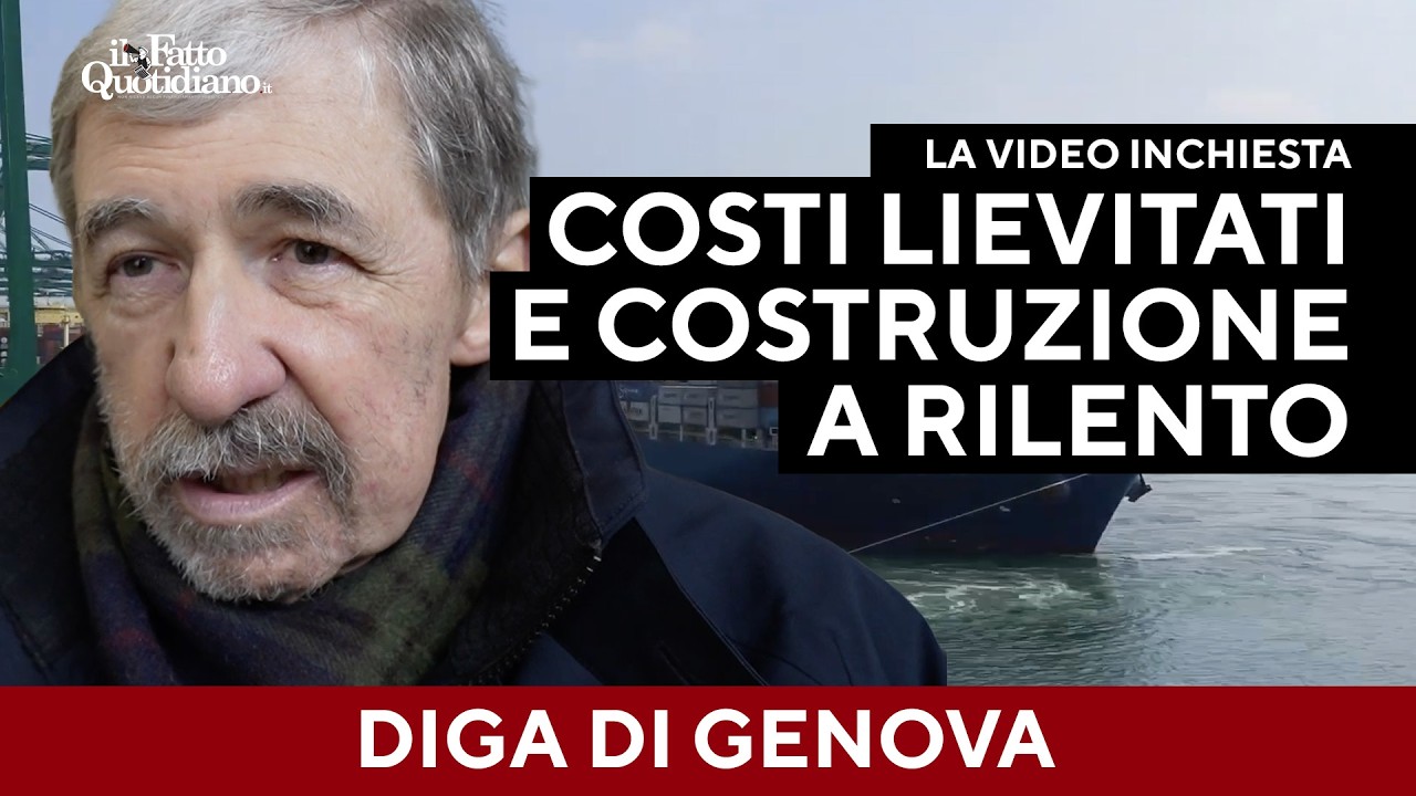 15 cassoni posati su 73: ritardi (e costi aumentati) della diga di Genova finanziata anche col Pnrr