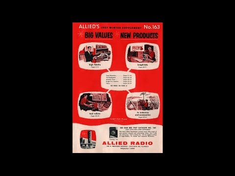 1957 Allied Radio - Big Values & New Products (winter supplement #163)