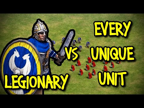 LEGIONARY vs EVERY UNIQUE UNIT | AoE II: Definitive Edition