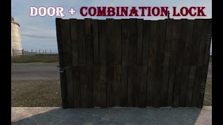 Dayz: How to Build a Gate and Protect it With Combination Lock