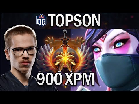 OG.TOPSON TEMPLAR ASSASSIN WITH 900 XPM - DOTA 2 7.29 GAMEPLAY