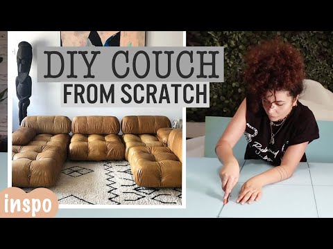 DIY SOFA: How to make a couch from scratch * Mario Bellini *