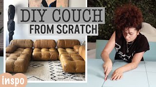 DIY SOFA: How to make a couch from scratch * Mario
