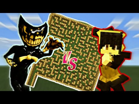Dave - Bendy Ink Demon | Maze Chase in Minecraft (UwU)