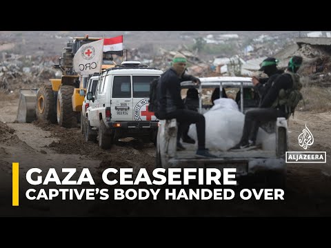 Hamas' military wing hands over body of Israeli captive recovered in Gaza to Red Cross