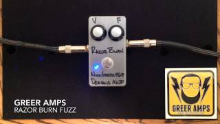 Video thumbnail for Razor Burn Fuzz - Greer Amps by Curtis Kent