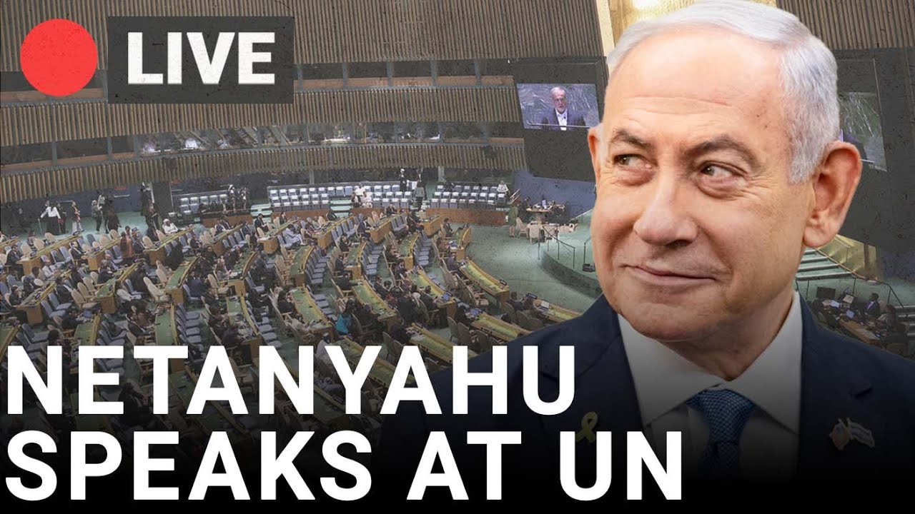 Benjamin Netanyahu speaks at the U.N assembly