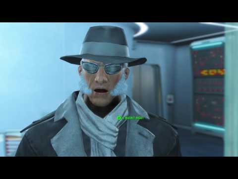 Fallout 4`Sole survivor meets Shaun for the first time.