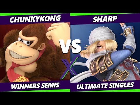 S@X 389 Online Winners Semis - ChunkyKong (DK) Vs. Sharp (ZSS, Sheik) Smash Ultimate - SSBU