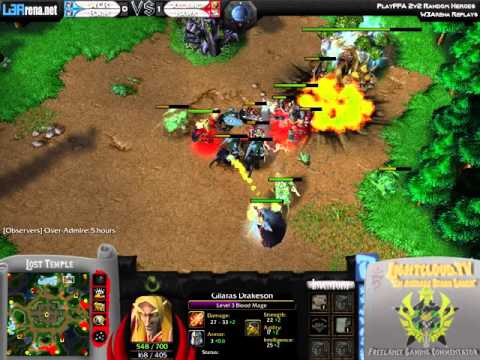 Xelsing (OK) & Hawk (HU) VS Rain (OK) & Starshaped (NE) - WC3 G2