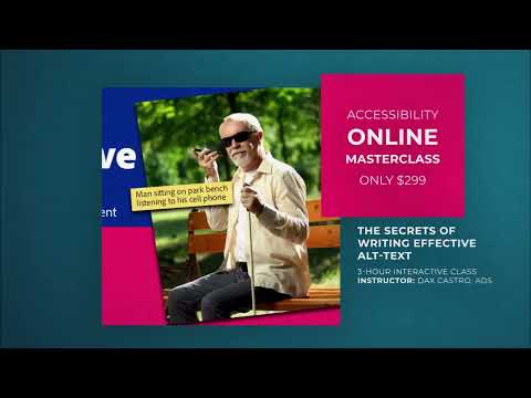 July 20: The Secrets of Writing Effective Alt-text