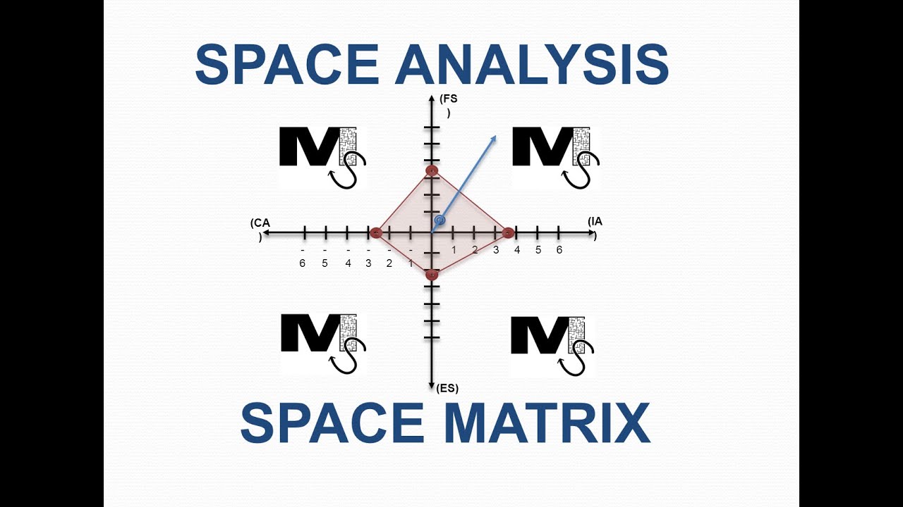 SPACE Analysis or the SPACE Matrix with an example - Simplest Explanation Ever