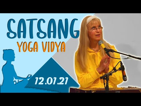 Satsang + Meditation, Mantra und Kirtan mit Sybille - Yoga Vidya Ashram Live 20:00 - 12.01.2021