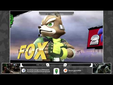 GUMS X Singles (Loser's Quarters) - HSG Craftis (Sonic) vs 21S Light (Fox)