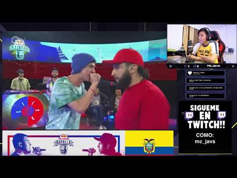 JAVS REACCIONA ALFREDOZKI VS ANDY NOVEM CUARTOS | Red Bull Ecuador 2021
