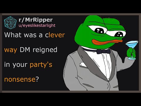 What was a clever way DM reigned in your party's nonsense? #dnd