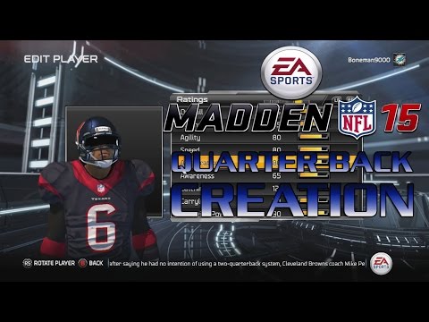 Madden NFL 15 Career Mode FACECAM - Mobile QB - ep. 1 Creation