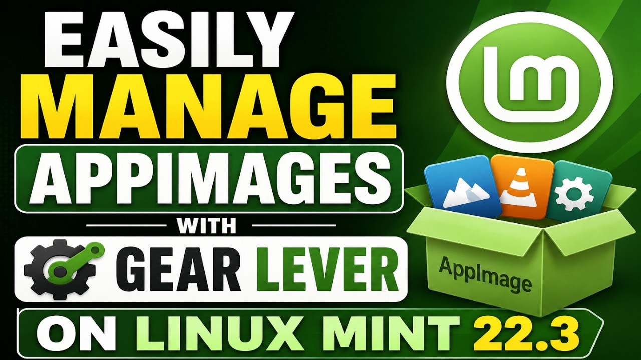 Easily Manage AppImages on Linux Mint 22.3 Cinnamon with Gear Lever