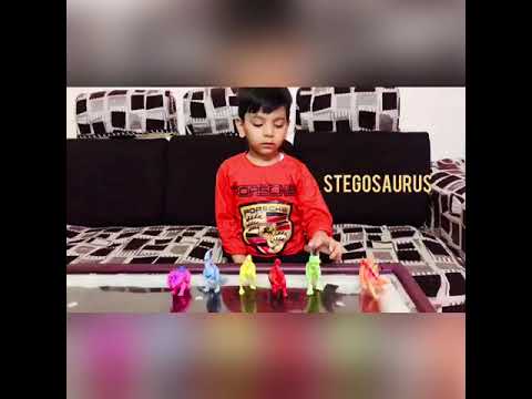 Learn Dinosaur's name with Mokshit|Dinosaur's name for toddlers|videos for kids