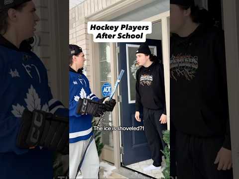 Hockey Players after school 😂🏒 #hockey #hockeyplayer