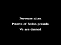 Cannibal Corpse - Priests of Sodom [Lyrics On Screen] [1080p]