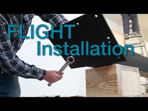 Viewrail FLIGHT Installation – Straight Stringer