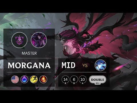 Morgana Mid vs Xerath - NA Master Patch 9.9
