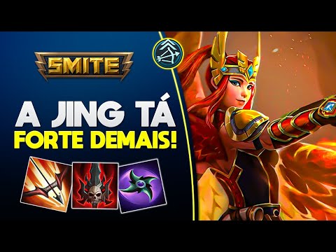 Ela tá forte DEMAIS! Top caçador na minha opinião! JING WEI ADC - ⚡ Smite BR Ranked Conquista