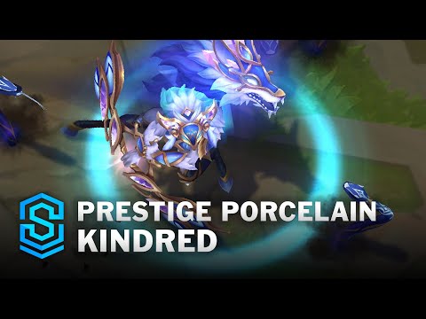 Prestige Porcelain Kindred Skin Spotlight - Pre-Release - PBE Preview - League of Legends