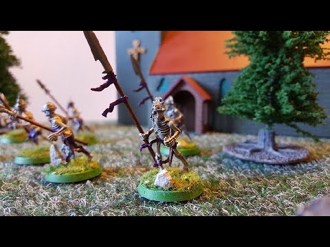 Painting the GW Deathrattle Skeleton Warriors