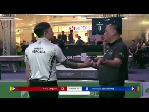 Harry Vergara DOWNS legend Django Bustamante to advance! | 2025 Philippine Open