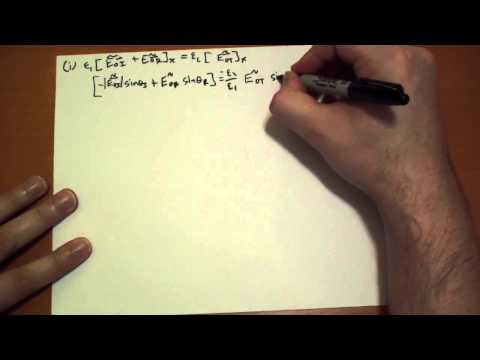 8 2 5 Reflection and Transmission at Oblique Incidence