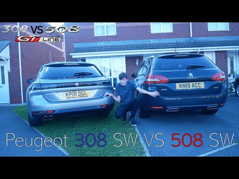 2019 Peugeot 308 SW VS 508 SW GT Line Head To Head Review - Matty's Cars