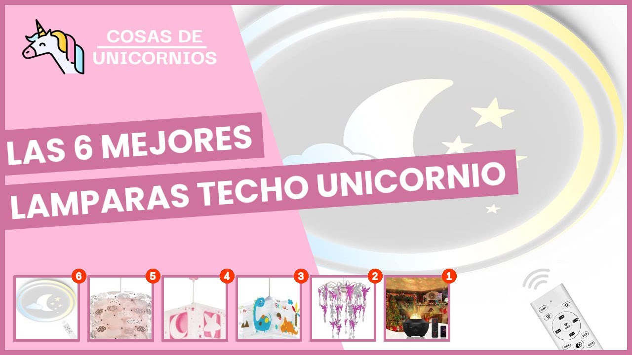 Las 6 mejores lamparas techo unicornio