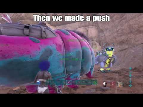 Ark ps4 Small Tribes: Online raiding salt cave on server 15