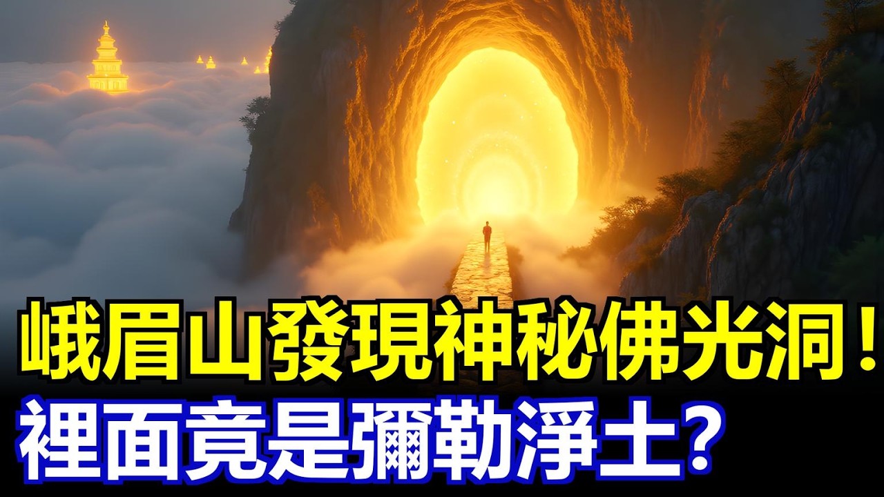 峨眉山再現神秘佛光洞！洞內竟然是彌勒淨土？#峨眉山 #佛光洞 #捨身崖 #彌勒佛 #甲子年 #神秘失蹤 #故事雜談