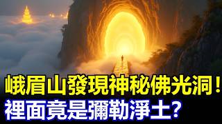 峨眉山再現神秘佛光洞！洞內竟然是彌勒淨土？#峨眉山 #佛光洞 #捨身崖 #彌勒佛 #甲子年 #神秘失蹤 #故事雜談